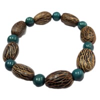 Olive Earth Harmony – Acai & Corteza Bracelet
