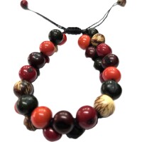 Earth Fire Mix Adjustable – Acai Seed Bracelet
