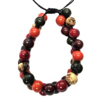 Earth Fire Mix Adjustable – Acai Seed Bracelet