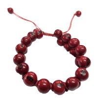 Classic Red Adjustable – Acai Seed Bracelet