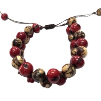 Natural Red Balance Adjustable – Acai Seed Bracelet