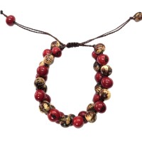 Natural Red Balance Adjustable – Acai Seed Bracelet