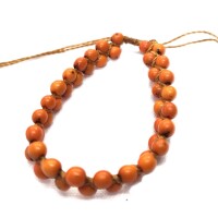 Sunset Orange Adjustable – Acai Seed Bracelet