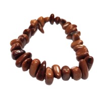 Earth Brown Tagua Flow Bracelet