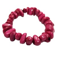 Soft Pink Tagua Flow Bracelet
