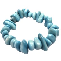 Light Blue Tagua Flow Bracelet