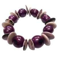Royal Purple Blend – Tagua Bracelet