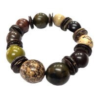 Earth Tone Harmony – Tagua Bracelet