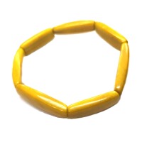 Golden Line Statement – Tagua Bracelet