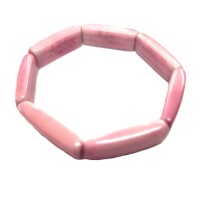 Soft Rose Line – Tagua Bracelet