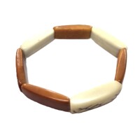 Natural Earth Blend Link – Tagua Bracelet