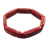 Classic Red Line – Tagua Bracelet