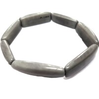 Urban Grey Minimal – Tagua Bracelet