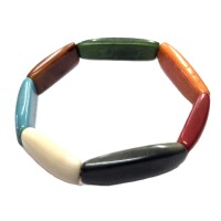 Natural Color Harmony – Tagua Bracelet