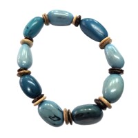 Coastal Blend Harmony – Tagua & Coconut Bracelet