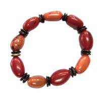 Sunset Warm Flow – Tagua & Coconut Bracelet