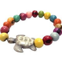 Sea Guardian Turtle – Tagua Amulet Bracelet