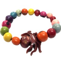 Deep Ocean Octopus – Tagua Amulet Bracelet