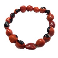 Classic Huayruro Statement – Traditional Seed Bracelet