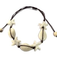 Ocean Star Elegance – Tagua Bracelet