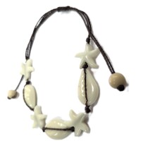 Ocean Star Elegance – Tagua Bracelet