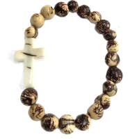 Sacred Faith Cross – Tagua Bracelet