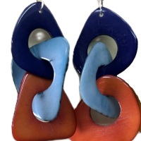 Ivory Angles – Artisan Tagua Earrings