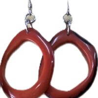 Ivory Orbit – Handmade Tagua Earrings
