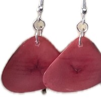 Forest Angles – Handmade Tagua Earrings