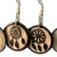 Rainforest Minimal – Artisan Tagua Earrings