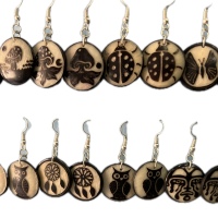 Rainforest Minimal – Artisan Tagua Earrings