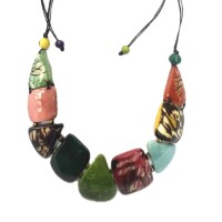 Ivory Solstice – Elegant Vegan Ivory Statement Necklace