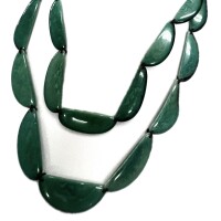 Green Canopy – Handmade Vegetable Ivory Necklace