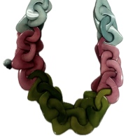 Coral Horizon – Ethical Tagua Statement Necklace