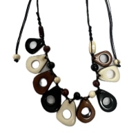 Midnight Orchid – Elegant Eco-Friendly Tagua Necklace