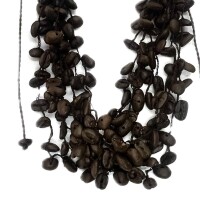 Cocoa Drift – Elegant Tagua Statement Necklace