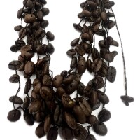 Cocoa Drift – Elegant Tagua Statement Necklace