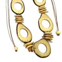 Desert Bloom – Ethical Adjustable Tagua Necklace