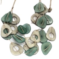 Sunset Laurel – Handmade Ecuador Tagua Jewelry