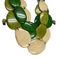 Rainforest Silk – Elegant Vegan Tagua Necklace