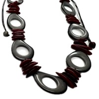 Orchid Ember – Sustainable Tagua Statement Jewelry