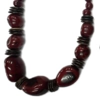 Moonlit Canela – Handmade Vegan Ivory Necklace