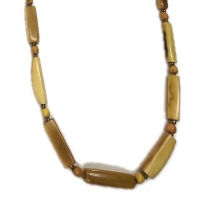 Golden Savannah – Artisan Adjustable Tagua Necklace