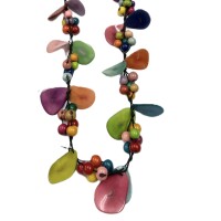 Orchid Savannah – Elegant Eco-Friendly Tagua Necklace
