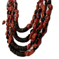 Coral Bloom – Elegant Sustainable Tagua Necklace