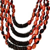 Coral Bloom – Elegant Sustainable Tagua Necklace