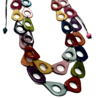 Sunset Fern – Handmade Sustainable Tagua Necklace