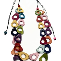 Sunset Fern – Handmade Sustainable Tagua Necklace