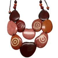 Pearl Canela – Elegant Vegan Ivory Necklace