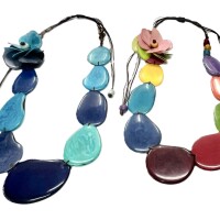 Amber Orchid – Sustainable Adjustable Tagua Necklace